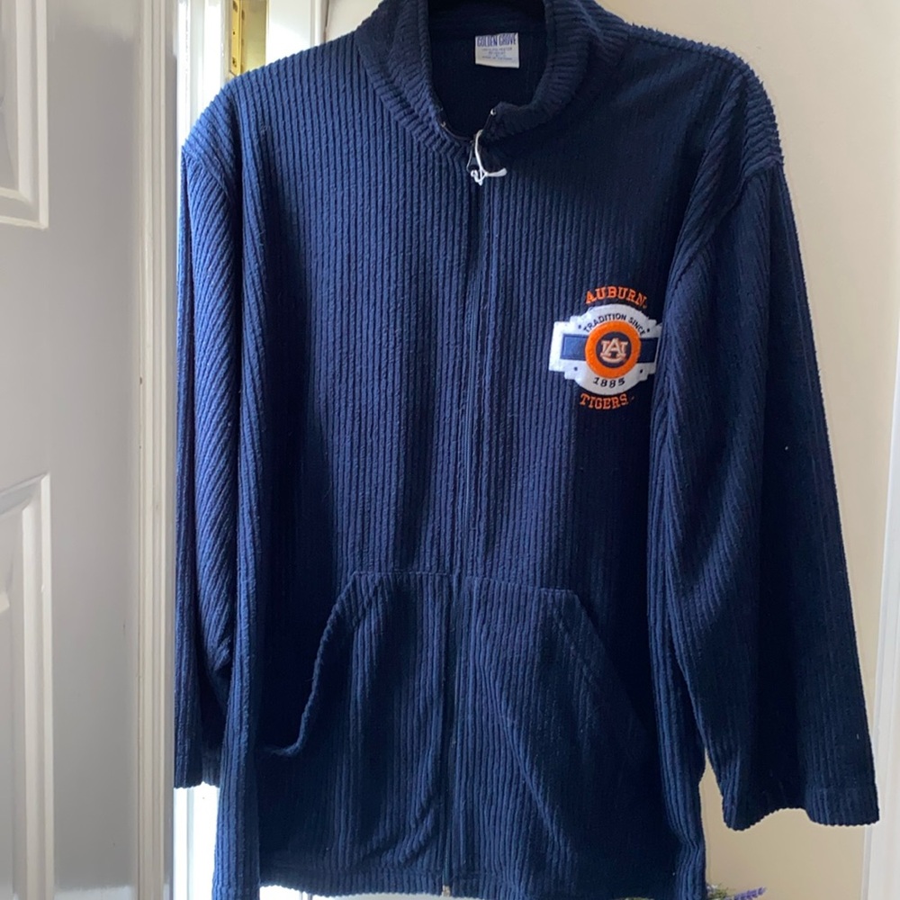 Auburn Blue Retro Jacket size large